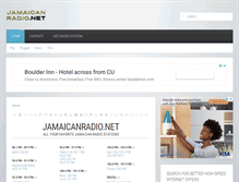 Tablet Screenshot of jamaicanradio.net